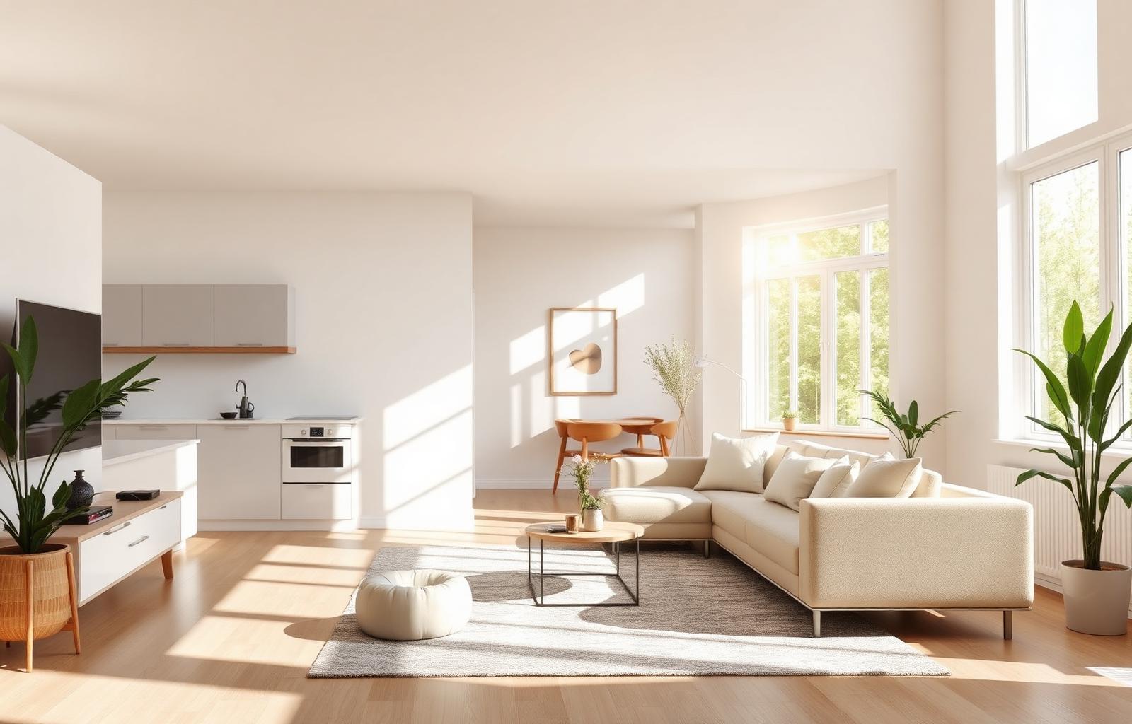 Sparkling clean modern home interior in Norwalk, CA